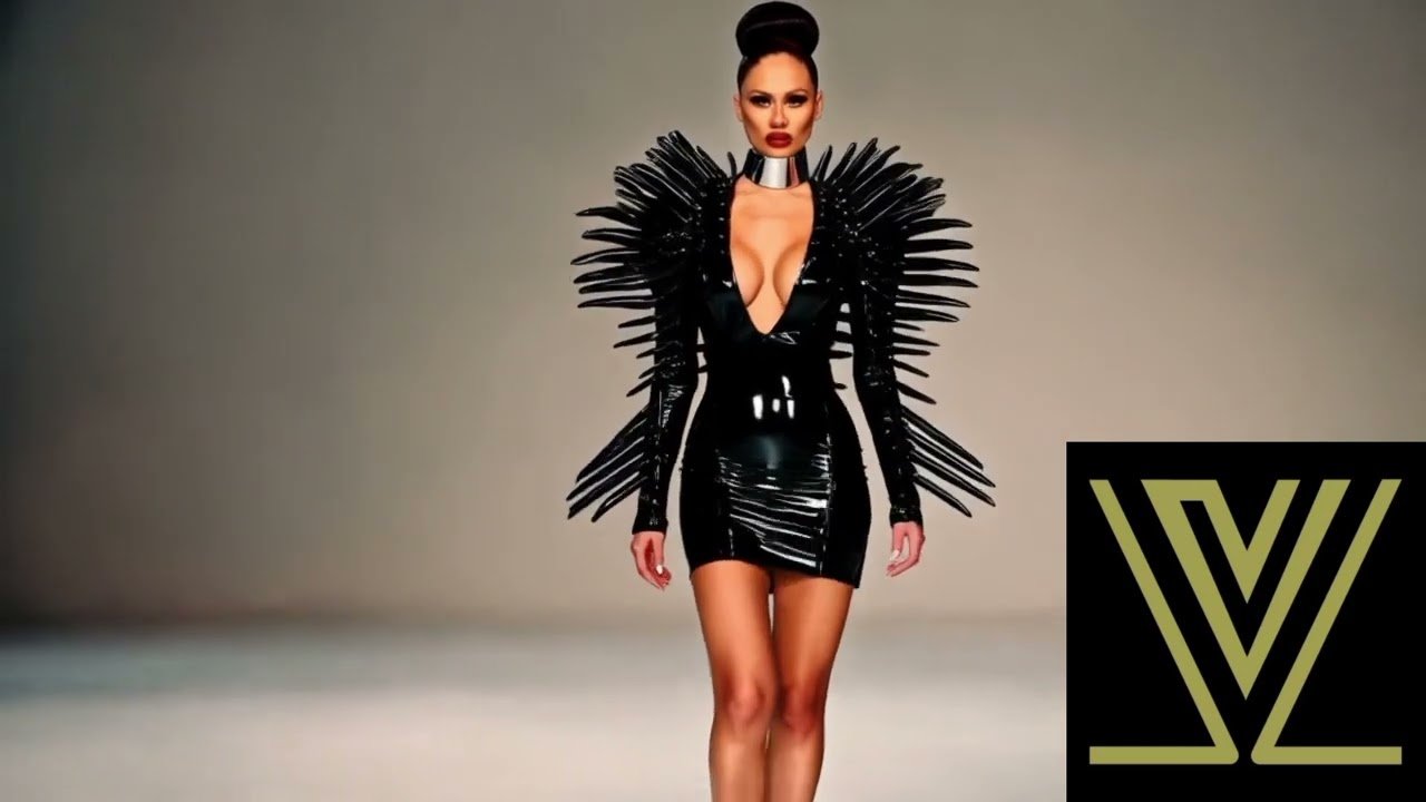 Spikes in Fashion: Leather vs Latex in AI Art