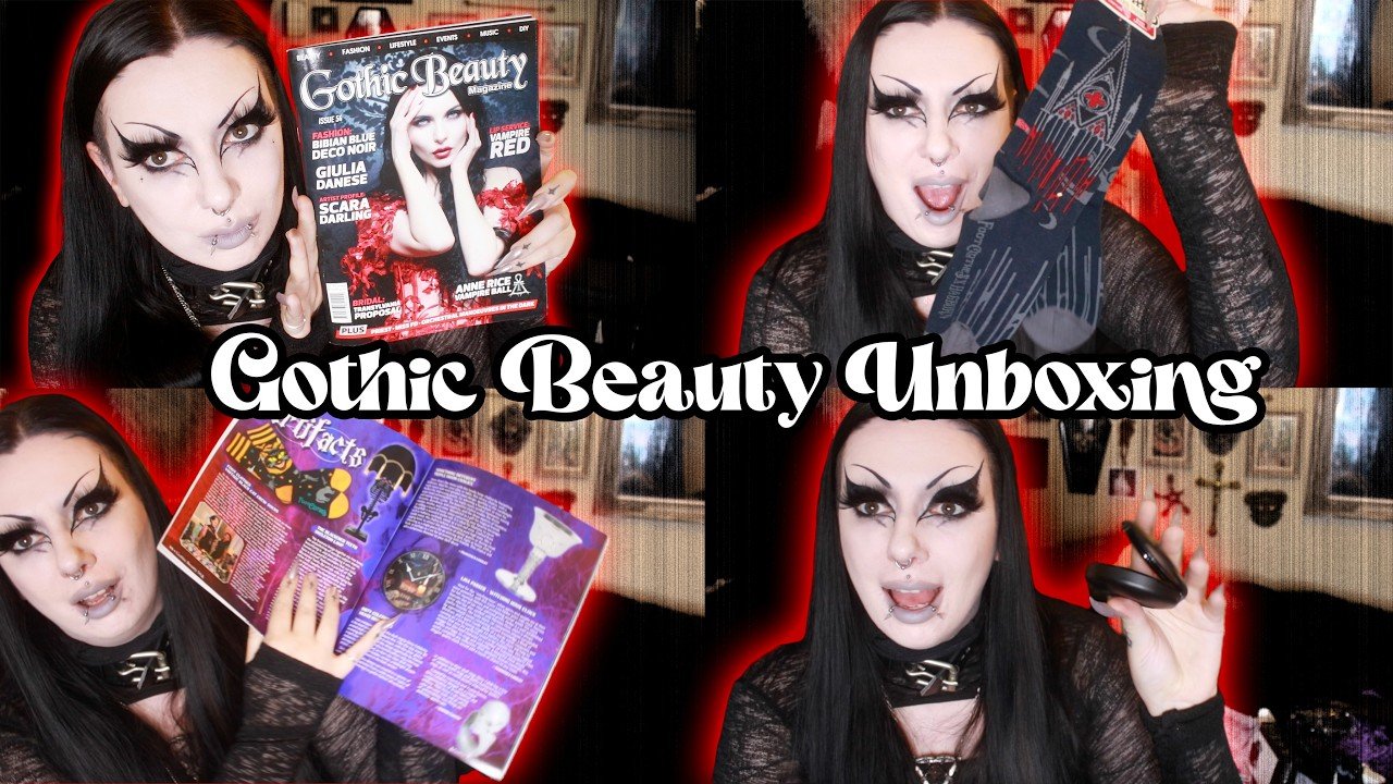 GOTHIC BEAUTY UNBOXING + GIVE AWAY | Toxic Tears