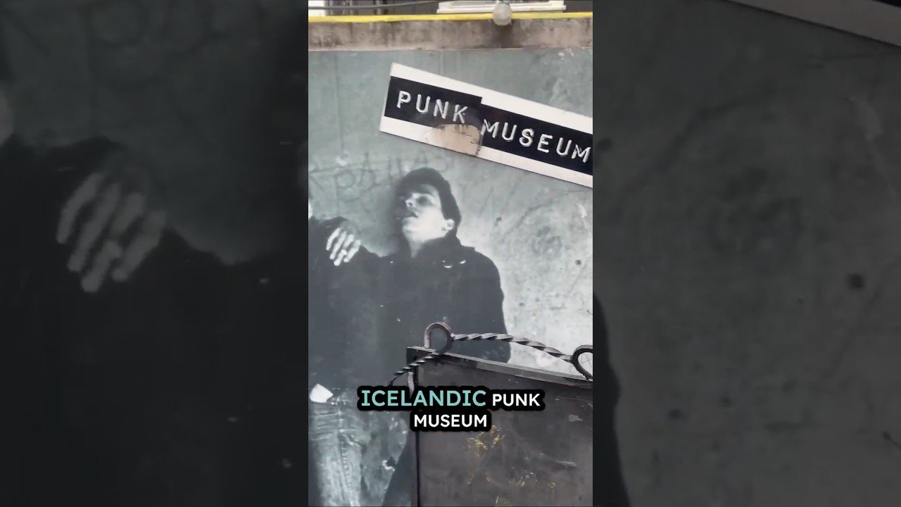 Iceland’s Punk Museum is in an underground toilet! #iceland #travel #museum  #punk
