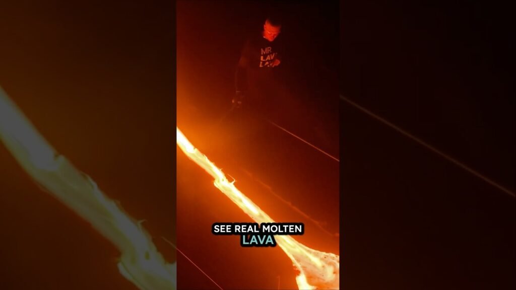 Live lava show in Reykjavik #iceland #travel #lava