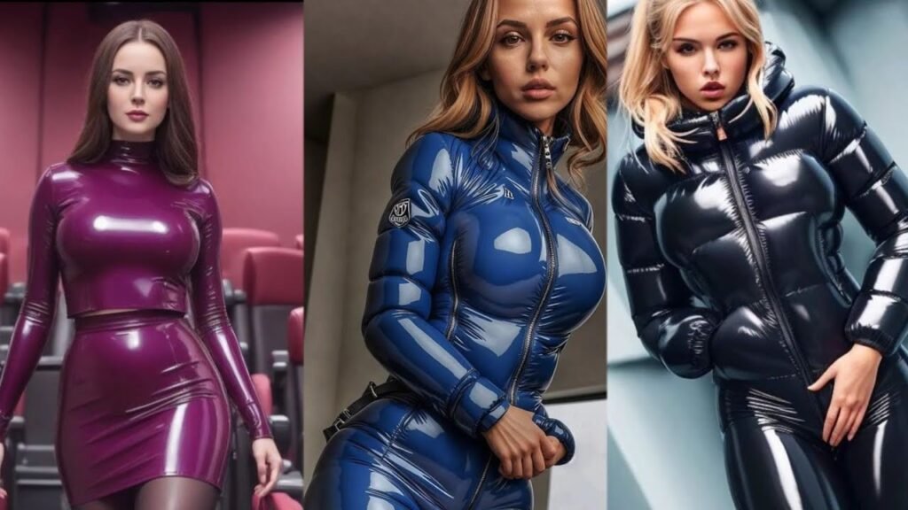 Most beautiful And Alluring Latex PlaySuits And Gowns Youve ever seen