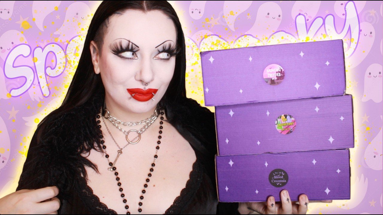 TRIPLE SPOOKY BOX UNBOXING – Laboratory, Blood Countess & Haunting Pretties | Toxic Tears