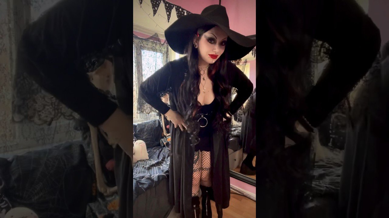 This Is How Goths Get Ready #shorts #gothic