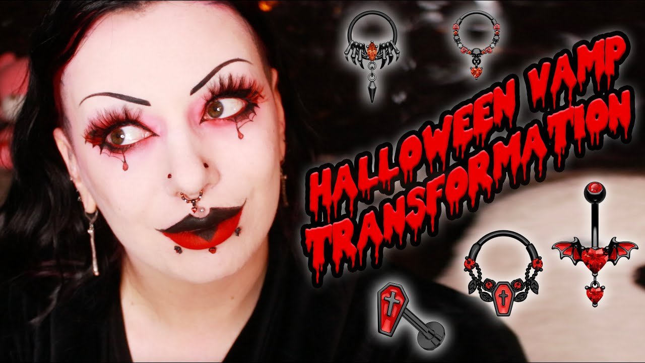 VAMPY HALLOWEEN TRANSFORMATION WITH OUFER JEWELLERY | Toxic Tears