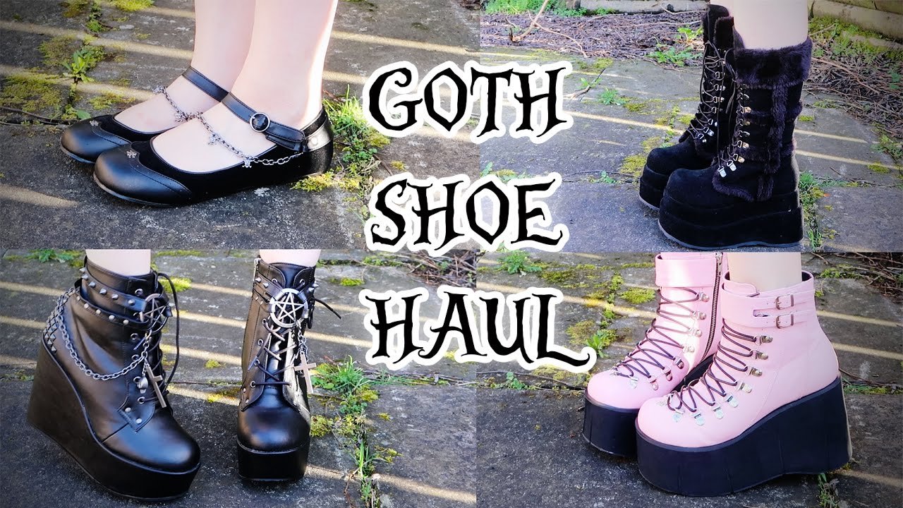 Demonia Goth Shoe Haul w/ AMI ClubWear | Toxic Tears