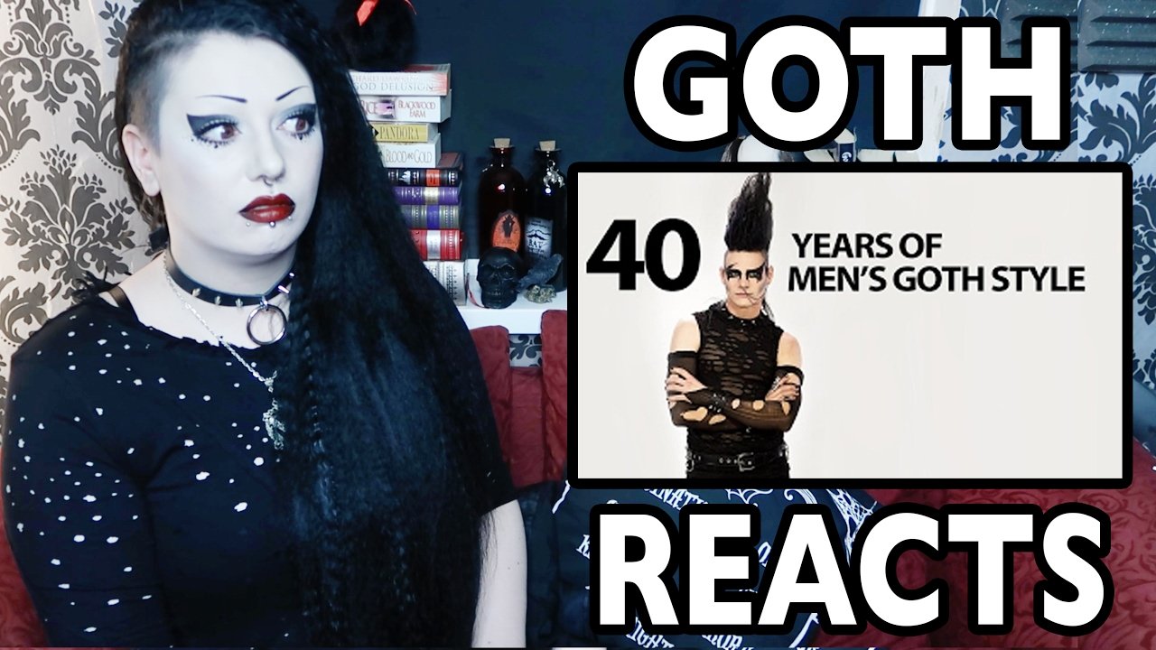 Goth Reacts To 40 Years of Men’s Goth Style | Toxic Tears
