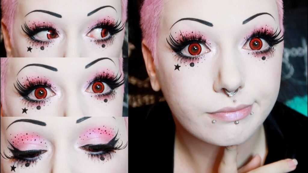 Kawaii Speckled Goth Makeup Tutorial | Toxic Tears