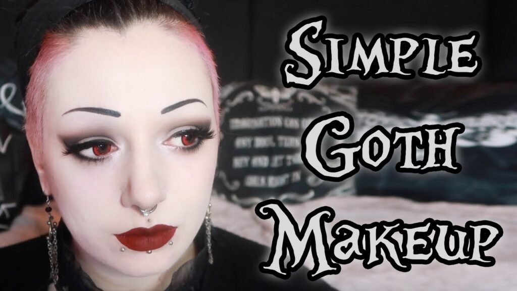 Simple Goth Makeup Tutorial | Toxic Tears AD